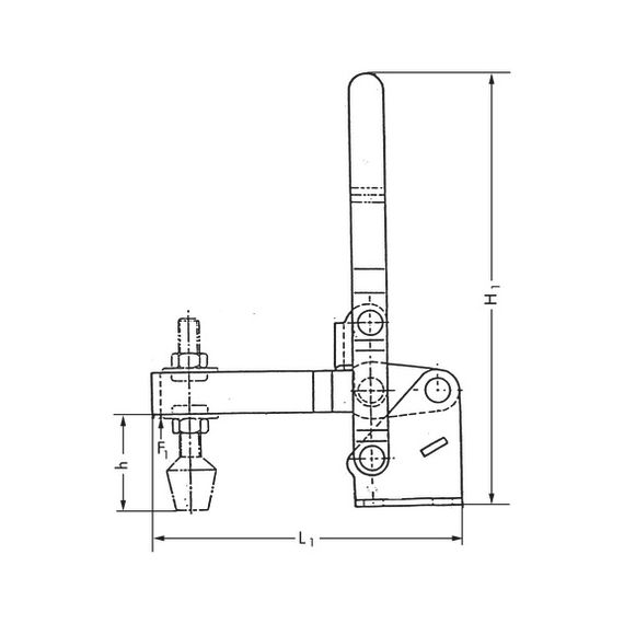 Затискач вертикальний швидкодіючий Wurth 138,5 мм | Зображення 2