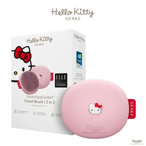 Щетка для лица GESKE Facial Brush 3в1 by Hello Kitty purple, Розовый