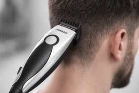 Машинка для стрижки 25 Вт MZ-325 Pro + Ножницы и Расческа
