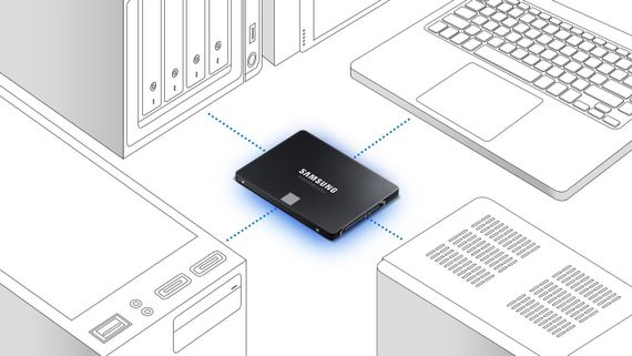 Накопичувач SSD Samsung 2.5' 250GB SATA 870EVO (MZ-77E250B/EU) | Зображення 6
