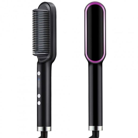 Розчіска – випрямляч Hair Straightener 909B для випрямлення волосся • Праска щітка з турмаліновим покриттям