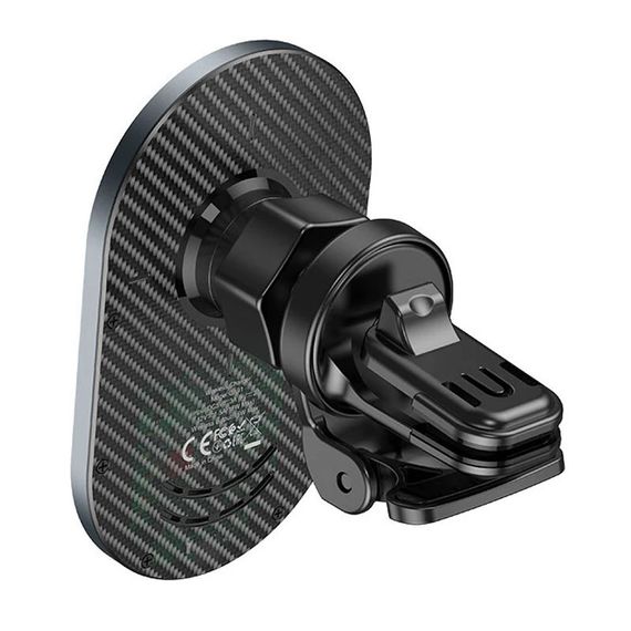 Автодержатель с БЗУ Hoco CA91 магнитный (PD 15W) Серый | Зображення 1