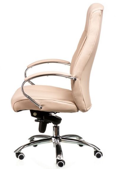 Офисное кресло Sicilia beige с высокой спинкой, на механизме Multiblock (с фиксацией в 4-х положениях) | Зображення 3