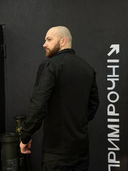 Тактичний Військовий Комплект Чорний Ягуар 4.5.0. Jaguar Black Убакс +Штани Under Body Armor Combat Shirt | Зображення 4