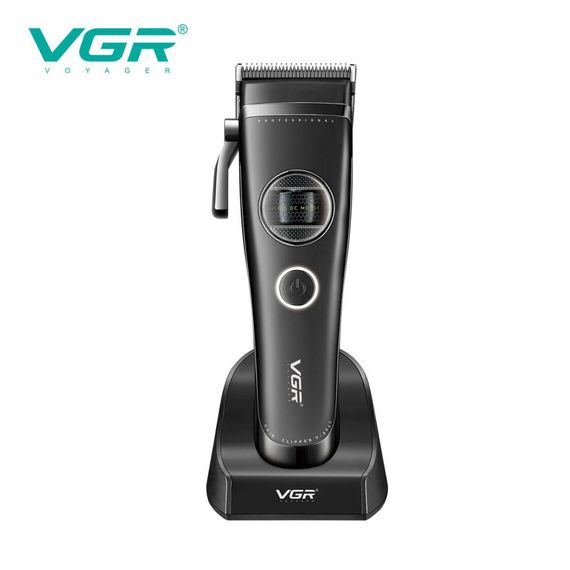 Акумуляторна машинка для стрижки VGR V-880C. SH-404 Колір: чорний