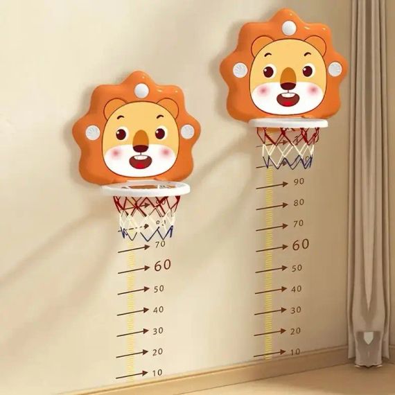 Дитячий підвісний міні-баскетбольний набір 24х12см | Зображення 2