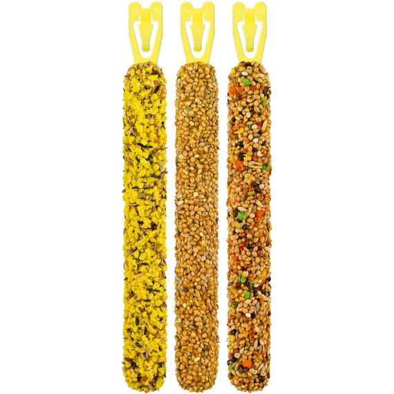 Ласощі Vitakraft Kracker Original Trio-Mix крекер для декоративних папуг з медом і фруктами та яйцем 3 шт/уп | Зображення 1