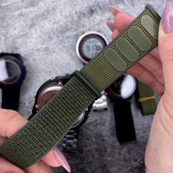 Спортивний чоловічий годинник Skmei 2412NAG Army Green Nylon | Зображення 8