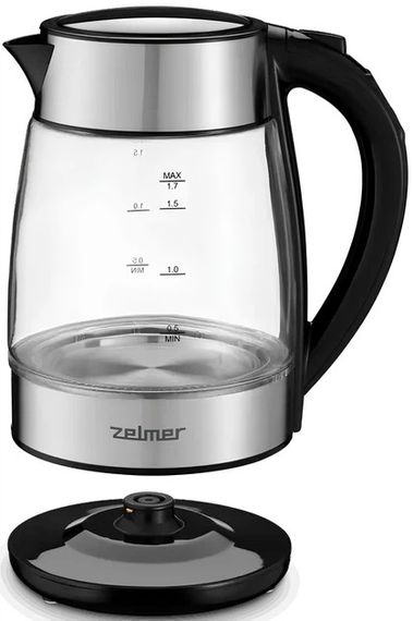 Электрочайник Zelmer ZCK8026 1,7 л серебристый | Зображення 5