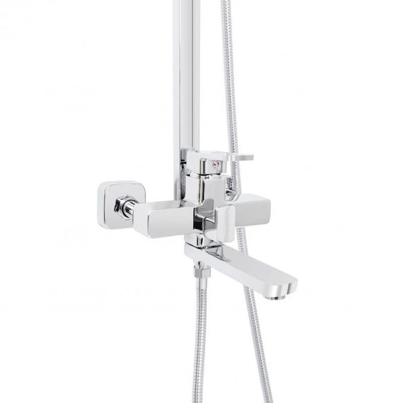 Душевая система универсальная Lidz Wawel 1030 на три потребителя (с изливом) (k35) LDWAW1030CRM45391 Chrome | Зображення 2