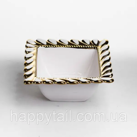 Тарілка глибока порцелянова Tiffany квадратна 15х15х7 см ML2007 | Зображення 2