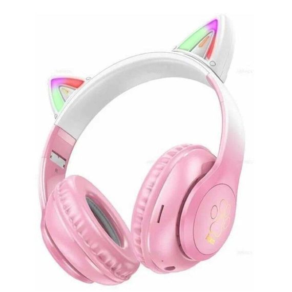 Бездротові навушники HOCO W42 Cat ears BT headphones Cherry Blossom | Зображення 1