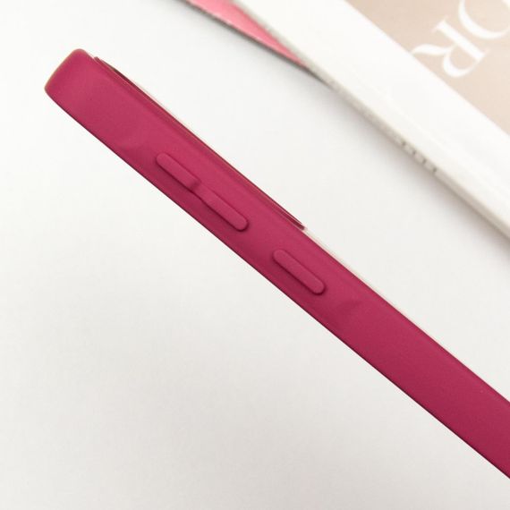 Чехол TPU GETMAN Liquid Silk Full Camera для Samsung Galaxy S23 Бордовый / Marsala | Зображення 3