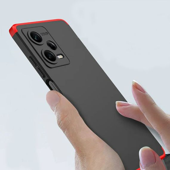 Чохол GKK 360 градусів для Xiaomi Redmi Note 12 5G колір Синій | Зображення 3