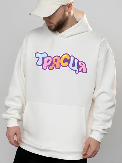 Худі з ДТФ на Флісі (оверсайз)