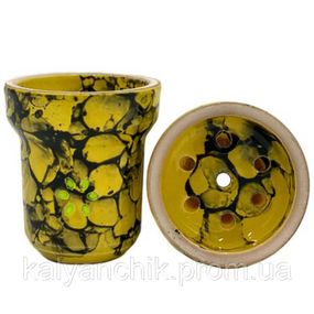 >Чаша для кальяну Solaris Eva Yellow and Black