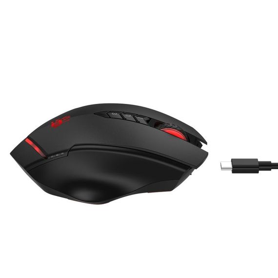 Миша ігрова бездротова A4-Tech Bloody R80 Plus, колір чорний | Зображення 5
