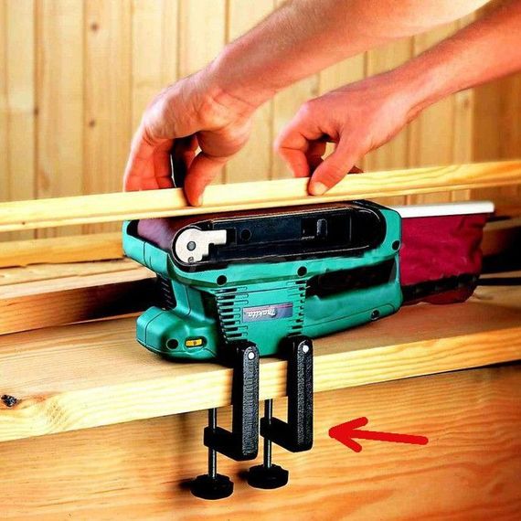 Комплект затискачів для стрічкових шліфмашин Makita 9910, 9911 (192694-6) | Зображення 2