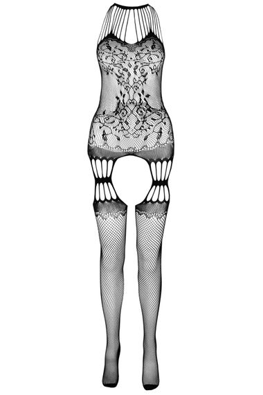 Бодістокінг  Passion BS095 з доступом Білий One Size | Зображення 3