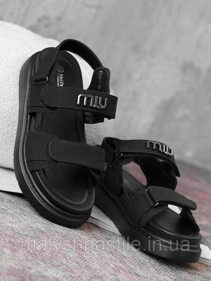 Женские сандали  Míu black 4 ДЛ7290 | Зображення 1