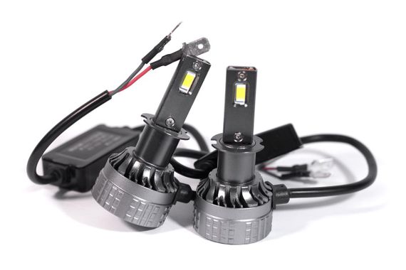 Комплект світлодіодних ламп TBS Design T8 PRO H3 12-24 V 110 W Pk22s 11000 lm 6000 K | Зображення 1