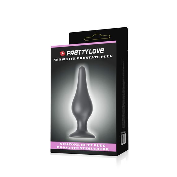 Анальна пробка - Pretty Love Sensitive Prostate Plug Black | Зображення 4