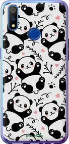 Чохол на Realme X Lite Панди "4318u-2030-2448"