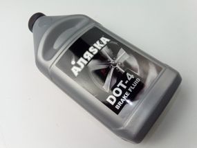 Гальмівна рідина Аляска DOT-4 0,8 л.