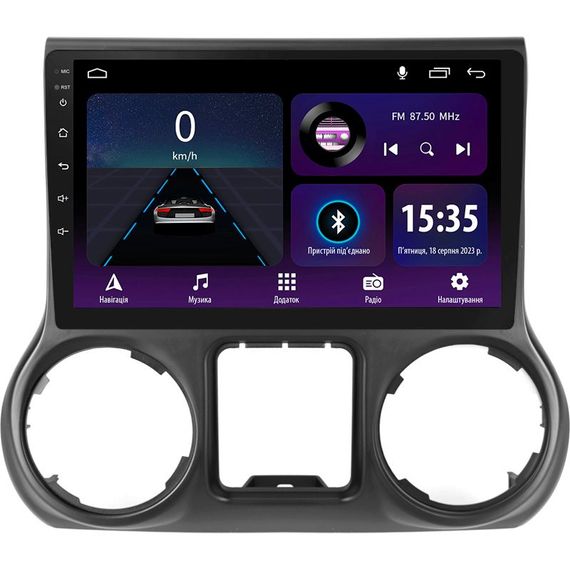 Штатна магнітола Sigma E10232 2+32 Gb Jeep Wrangler 3 JK 2010-2017 (L14) 10" (L1)