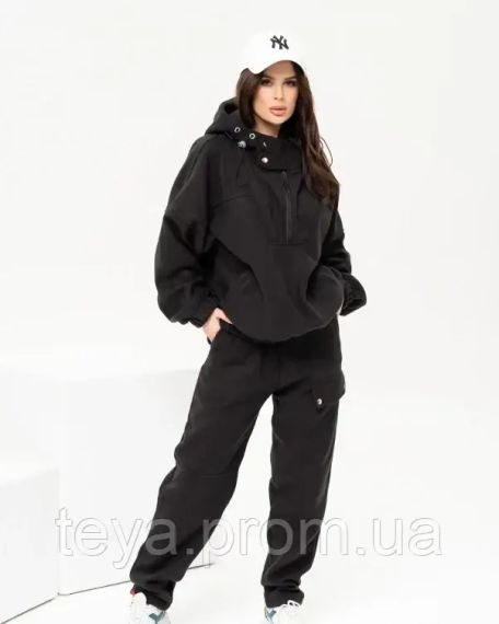Спортивний костюм для жінок чорний розміри S, XL, M, L FI_006584 | Зображення 1