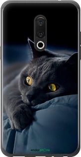 Чохол на Meizu 15 Plus Димчастий кіт "825u-1473-2448"