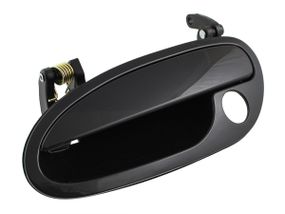 Opel Omega B (94-03) левая черная наружная передняя ручка с отверстием под ключ, Опель Омега Б