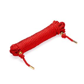 Мотузка для шибарі Liebe Seele Shibari 10M Rope Red, комбінований склад Sex Aura