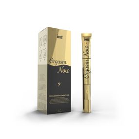 Розпродаж! Збуджувальний гель-вібратор в тубі з віброелементом Intt Orgasm Now 15мл (термін 01.2026)