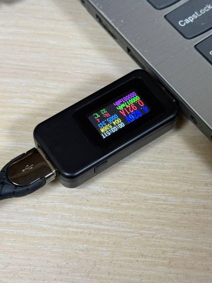 USB тестер Keweisi KWS-MX18L - Black | Зображення 3