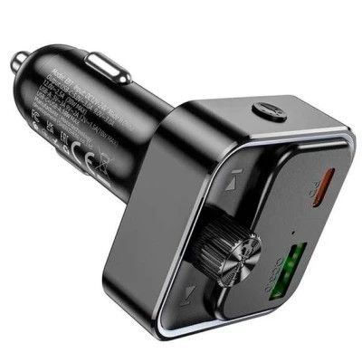 FM модулятор HOCO E81, Black, Box | Зображення 2