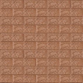 3D панель самоклеюча цегла Коричневий 700х770х5мм (020-5) SW-00000237