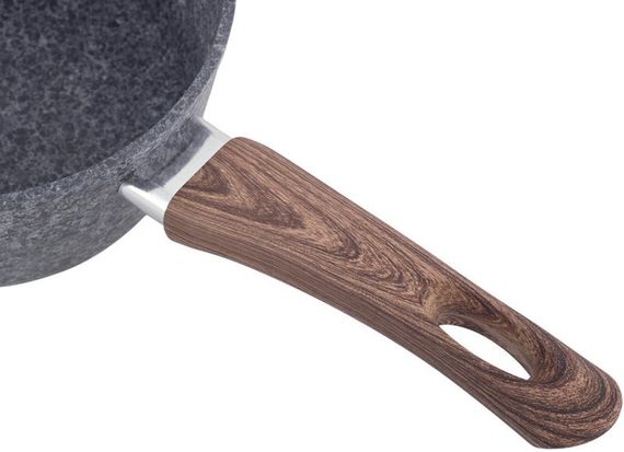 Ківш Kamille Grey Marble Ø16см індукційний з антипригарним покриттям | Зображення 4
