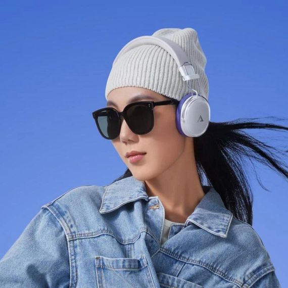 Беспроводные наушники ACEFAST H7 active noise reduction wireless headset Pearl white | Зображення 2