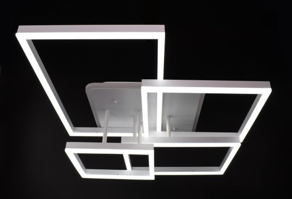 Люстра світлодіодна стельова LED світильник для квартири на стелю лед з пультом 26099 Білий 17х56х71 см. | Зображення 1