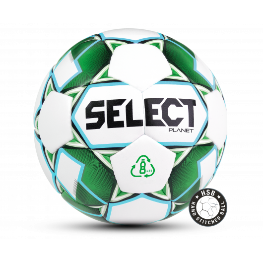 М'яч футбольний SELECT Planet FIFA (928) біл/зел, 5