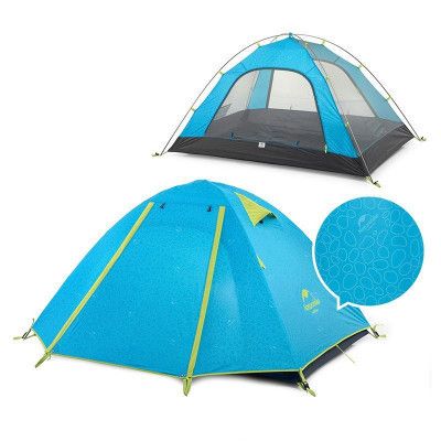 Палатка Naturehike тримісний P-Series NH18Z033-P 210T/65D блакитний (6975641887331) | Зображення 2