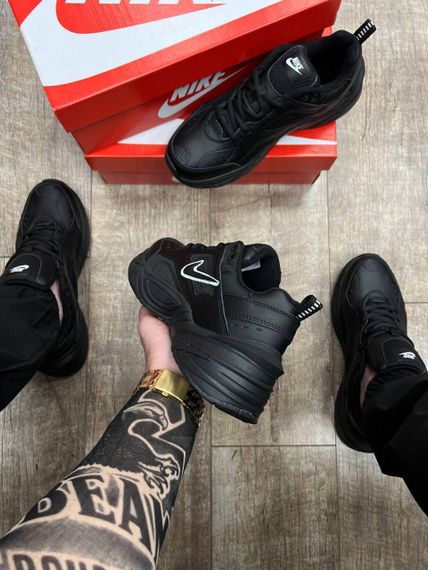 Чоловічі кросівки M2K Tekno All Black White весна / літо / осінь | Зображення 8