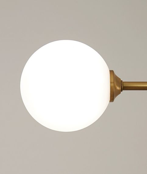 Люстра стельова на 6 лампочок 26422 Бронза 57х12х135 см. | Зображення 1