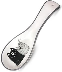 Підставка під ложку «Мурчики» 23х2.5см керамічна