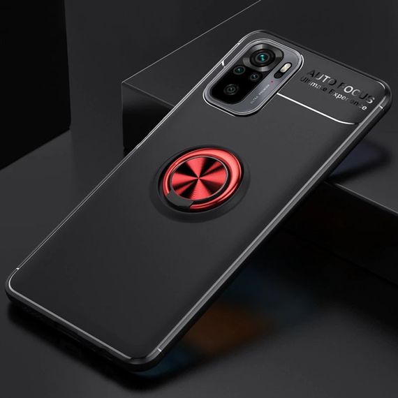 TPU чохол Deen ColorRing під магнітний тримач (opp) для Xiaomi Redmi Note 10 / Note 10s | Зображення 1