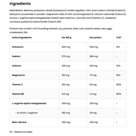 Гейнер OstroVit Carbo 1000 g /20 servings/ Orange | Зображення 1