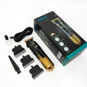 Машинка для стрижки волос прочная VGR, Машинка для стрижки на аккумуляторе Набор машинок DZ-38