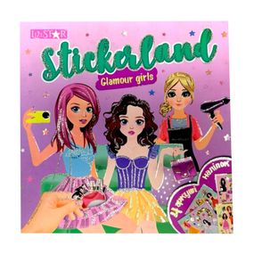 Детская книжечка с наклейками "Glamour Girls" РМ-87-02