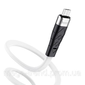 Кабель Hoco Micro USB Angel silicone charging data cable X53 |1m, 2.4A|